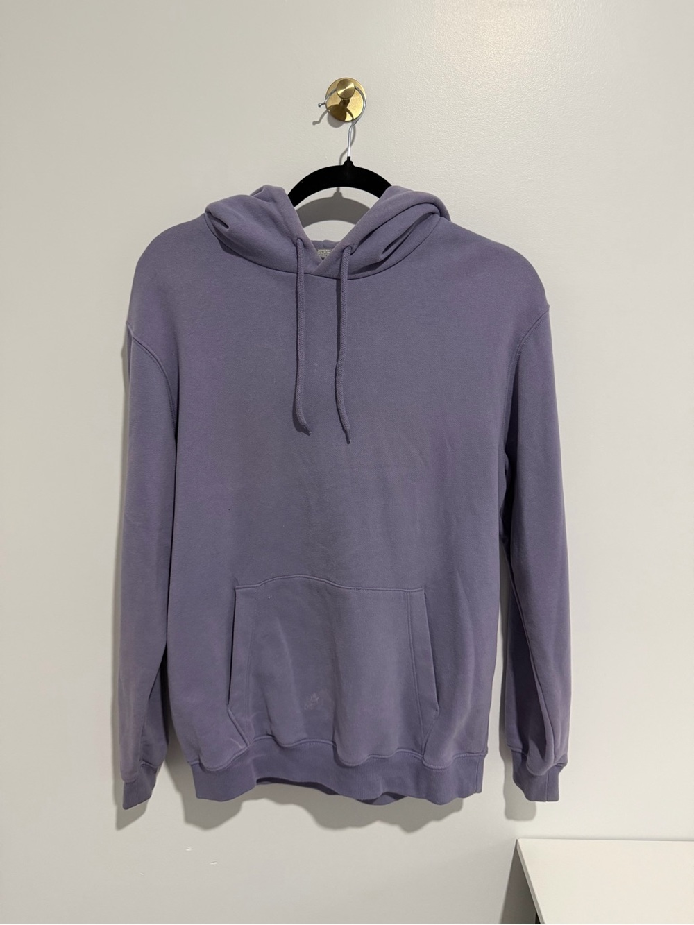 GAP Purple Pullover Hooded Fleece Hoodie w/ Pockets Drawstring Men’s XS